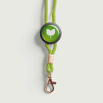 String Lanyard Mockup in 4 Showcases