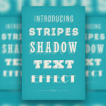 Stripes Shadow Text Effect