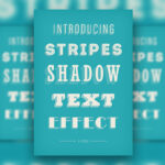 Stripes Shadow Text Effect