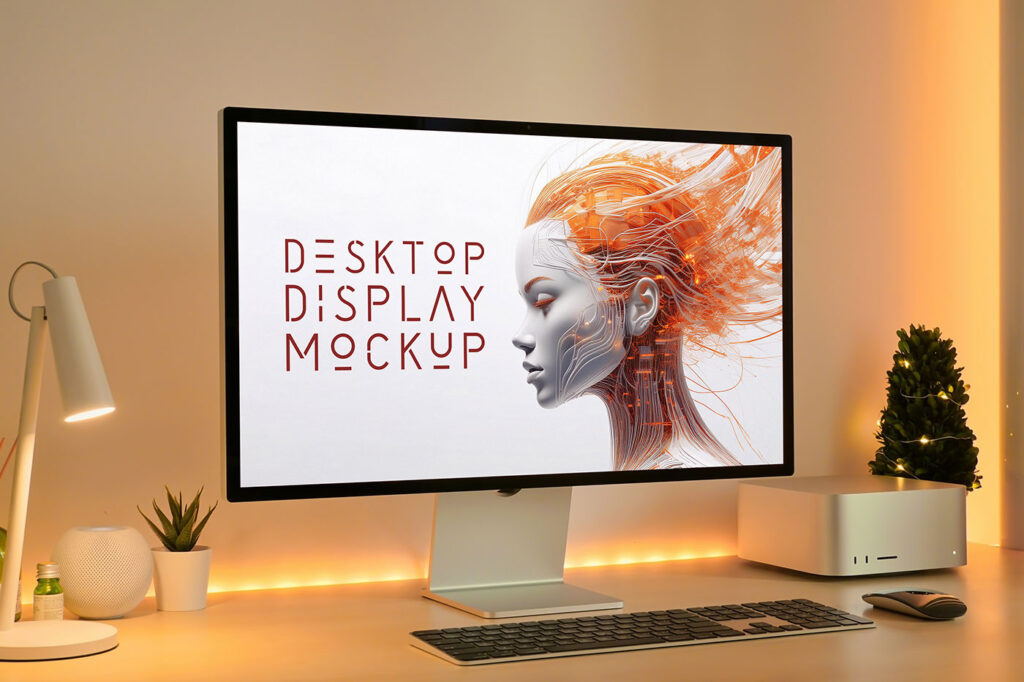 Studio Display Screen Mockup