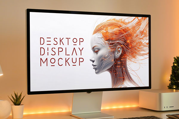 Studio Display Screen Mockup