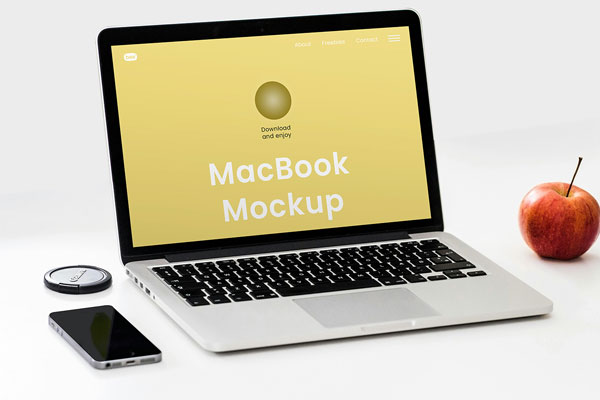 Studio MacBook Screen Mockup
