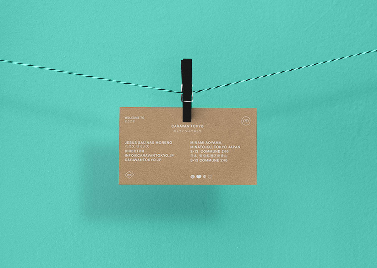 Stylish Photorealistic Hanging Business Card Mockup FREE PSD