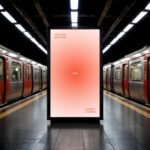 Subway Digital Signage Mockup