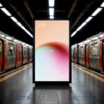 Subway Digital Signage Mockup