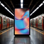 Subway Digital Signage Mockup