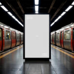 Subway Digital Signage Mockup