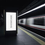 Subway Station Screen Mockup