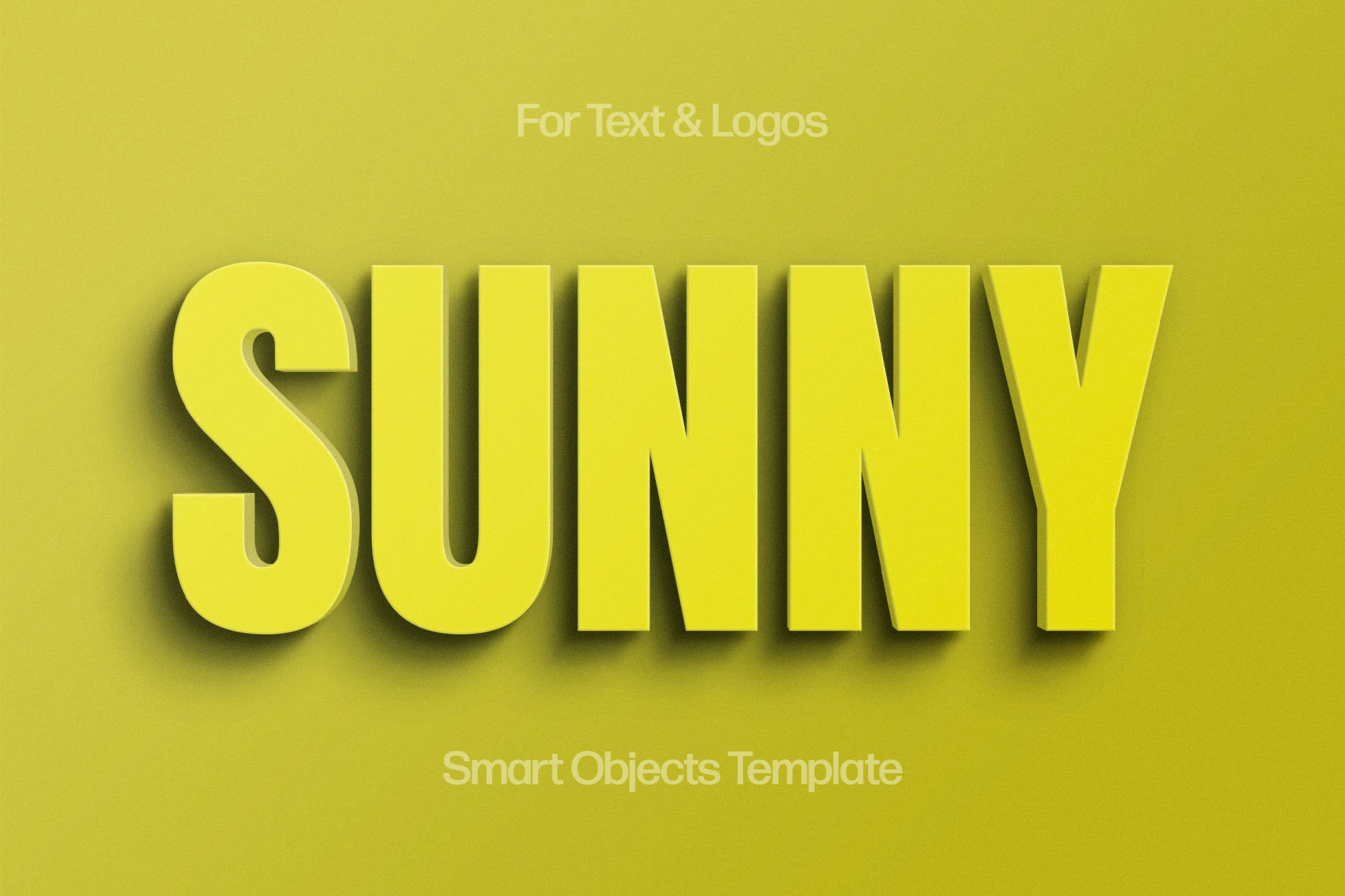 Summer Vibe Yellow Text Effect FREE PSD