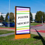 Sunny Citylight Display Mockup