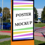 Sunny Citylight Display Mockup