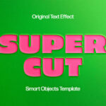 Super Paper Cut Out Text Effect / Logo Mockup