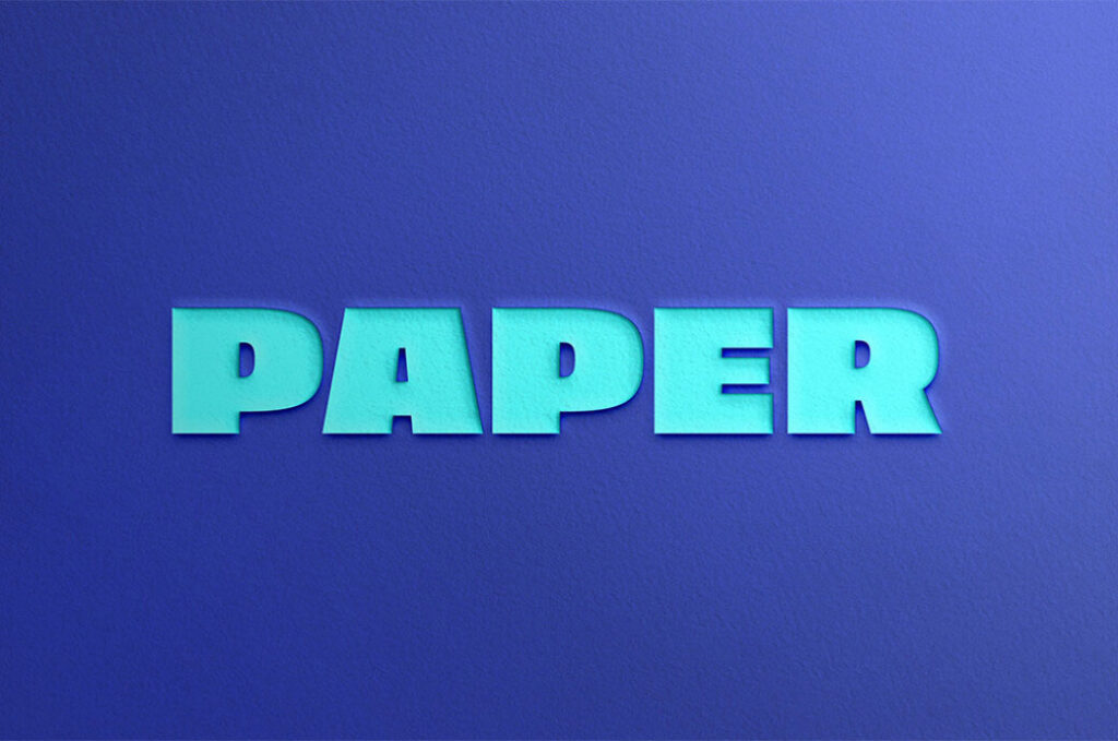 Super Paper Cut Out Text Effect / Logo Mockup