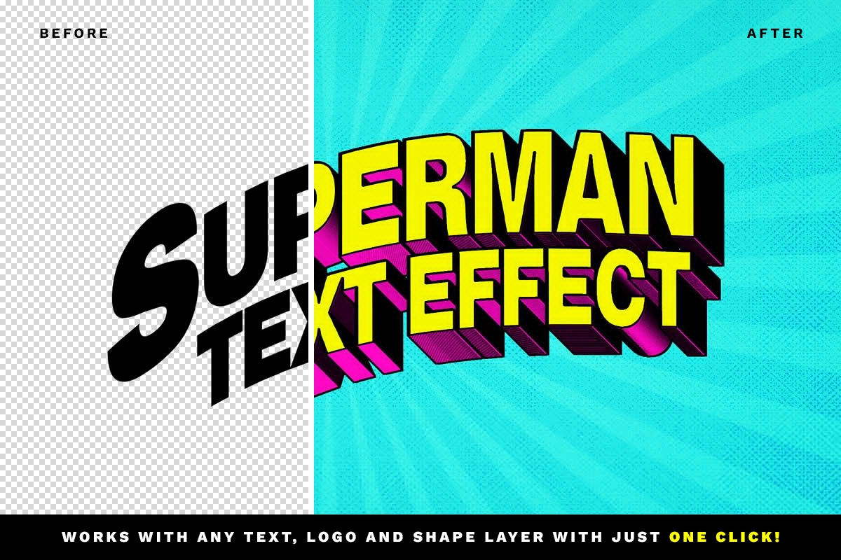 Superhero Comics Text Effect FREE PSD