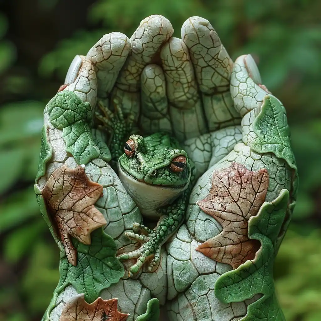 Surreal Amphibian Hands Chaos 13