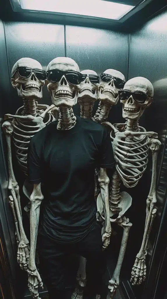 Surreal Skeleton Crew Elevator