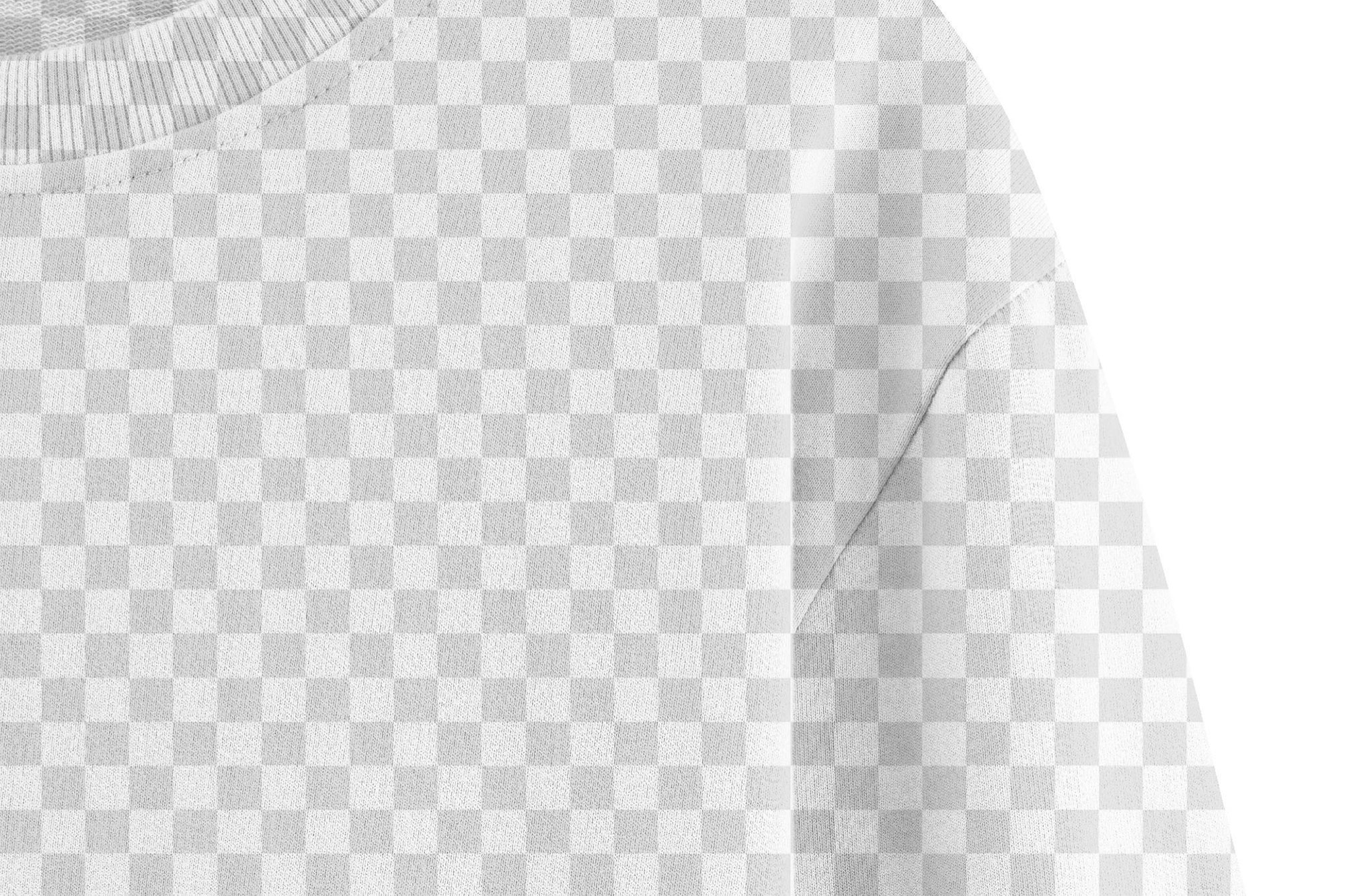 Free Sweatshirt Fabric Closeup Mockup PSD Template