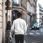 Sweatshirt in City Mockup