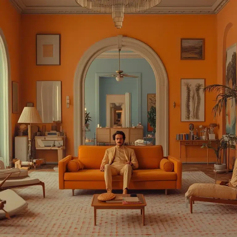 Symmetrical Room in Anderson Style