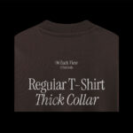 T-Shirt Collar Closeup Mockup Back View