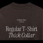 T-Shirt Collar Closeup Mockup Back View