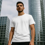 T-Shirt in City Environment Mockup