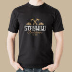 T-shirt Mockup Featuring a Man Wearing it Standing in Front View