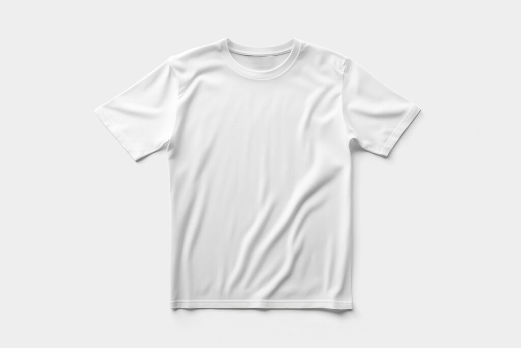 T-Shirt Mockup on Floor
