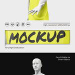Tank Top Worn by 3D Mannequin Mockup in Simple Setting