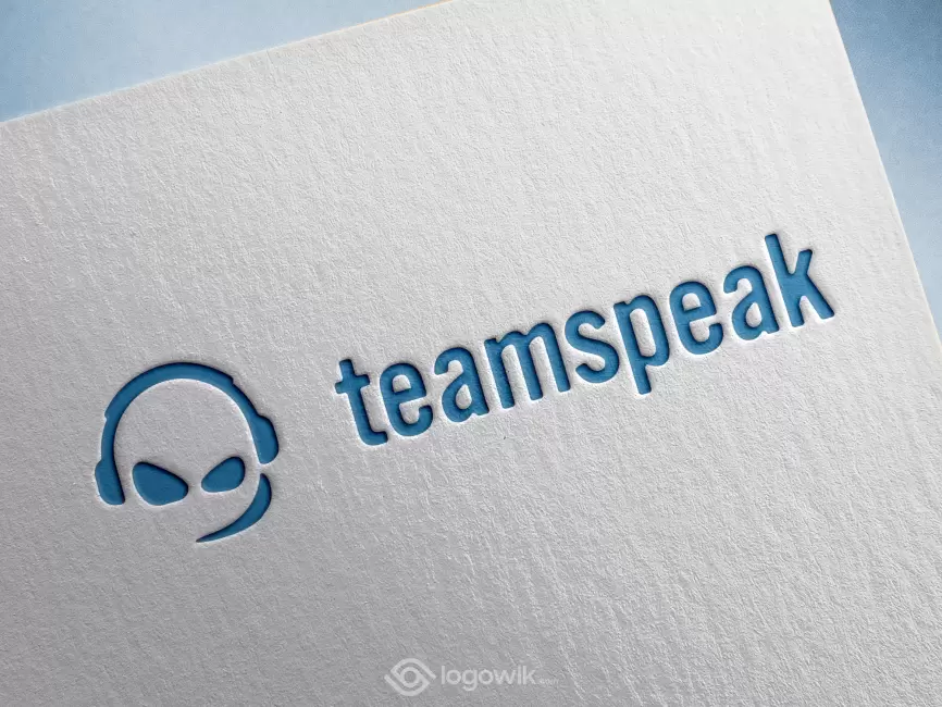 Teamspeak Horizontal Logo