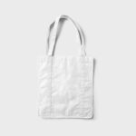 Textile Shopping Bag Mockup in Front View