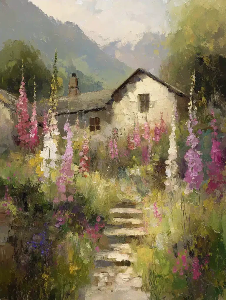 Textured Path to Garden