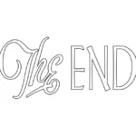 The End Text Logo