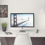 The Mockup of an iMac Retina 5K with Frame Poster