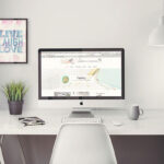 The Mockup of an iMac Retina 5K with Frame Poster