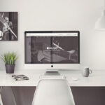 The Mockup of an iMac Retina 5K with Frame Poster