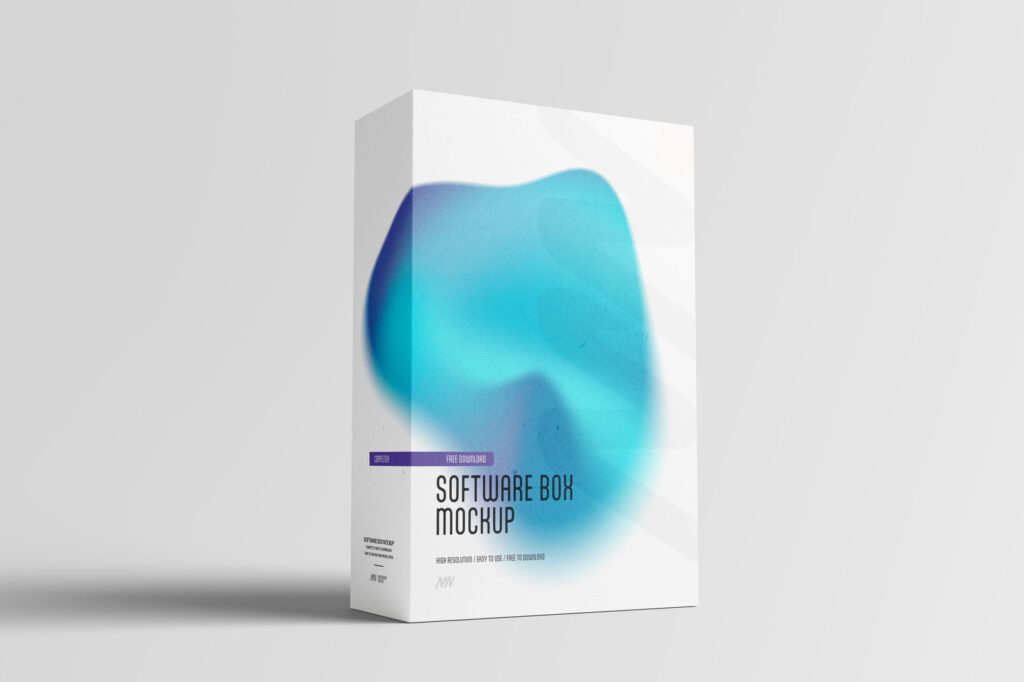 Thick Software Box Mockup