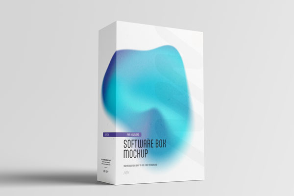 Thick Software Box Mockup