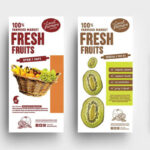 Three Colorful Farmers Market Poster and Flyer Templates