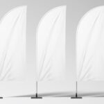 Three Convex Flags Mockup