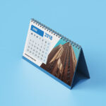 Three Different Dimension of Table Calendar Mockup