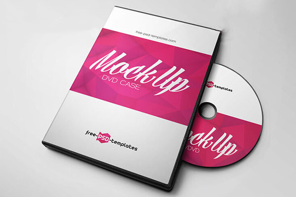 Three DVD and DVD Case Mockups