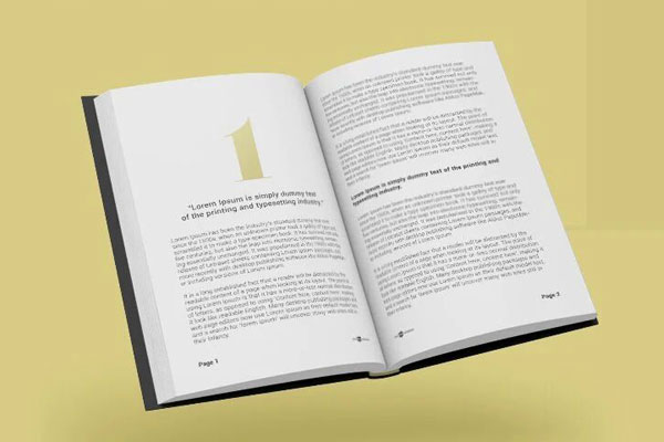 Three Hardcover Book Mockups from Different Angles Mockups