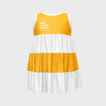 Three Isolated Baby Dresses from Every Angle Mockup
