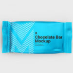 Three Mini Chocolate Bar Mockups in Different Angles