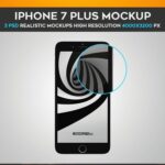 Three Mockups Featuring an iPhone in Different Angles