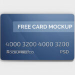 Three Modern Card with Curved Edges Mockups