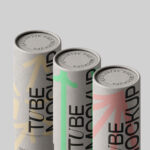 Three Paper Tube Mockups