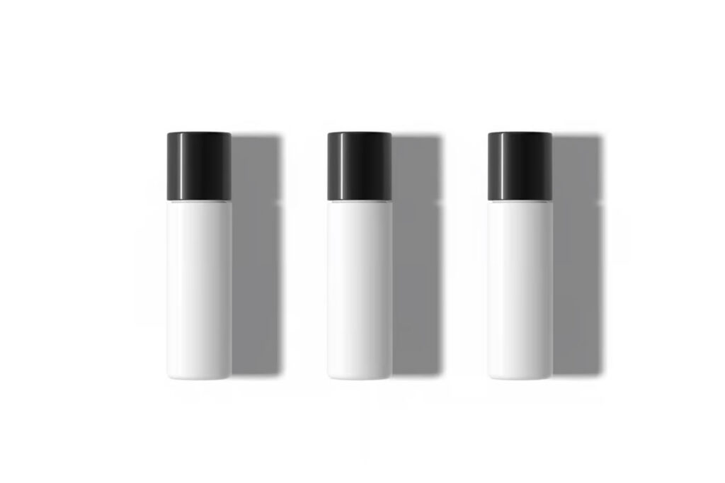 Three Plastic Bottle Mockups
