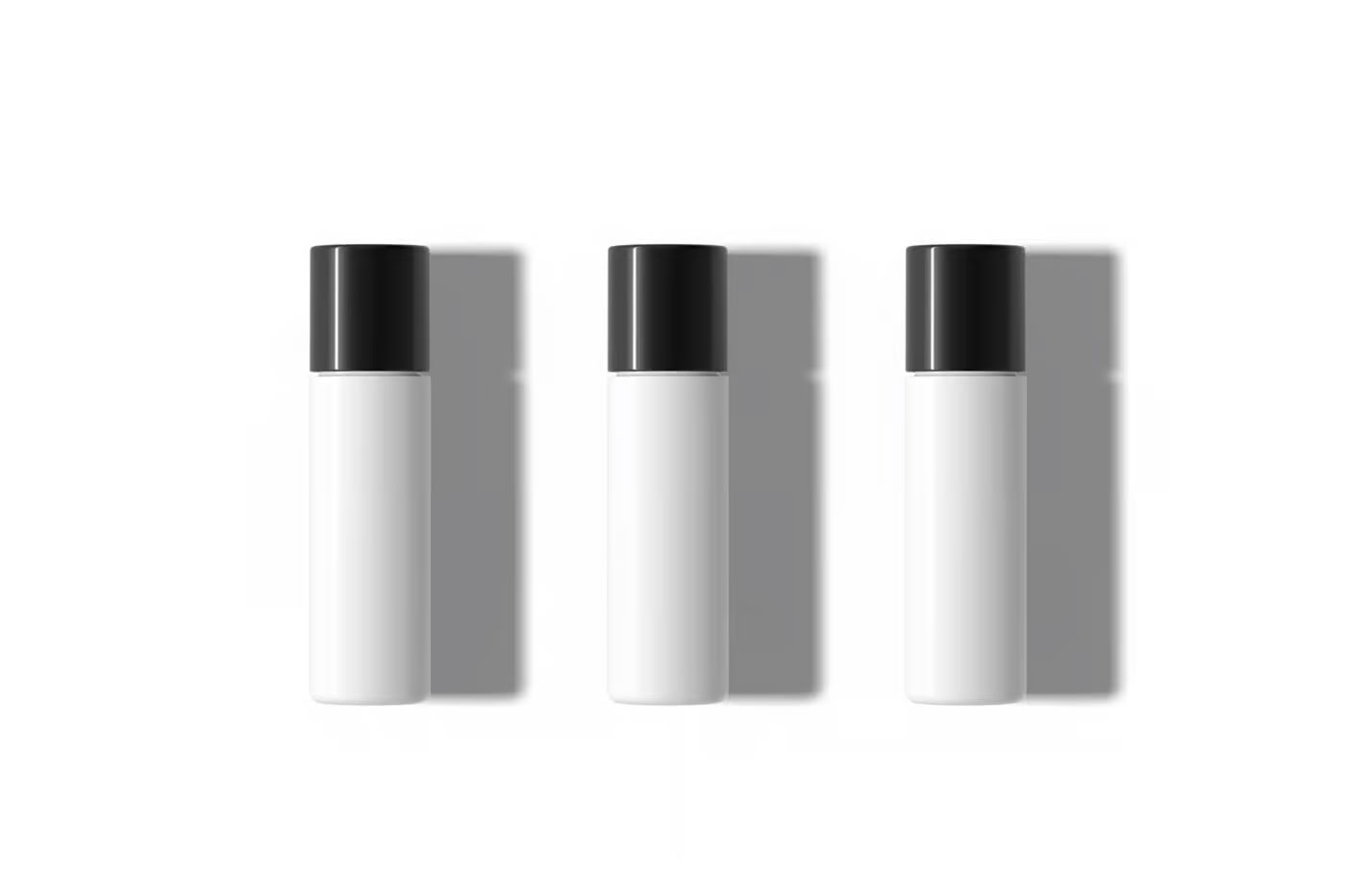 Free Three Plastic Bottle Mockups PSD Template